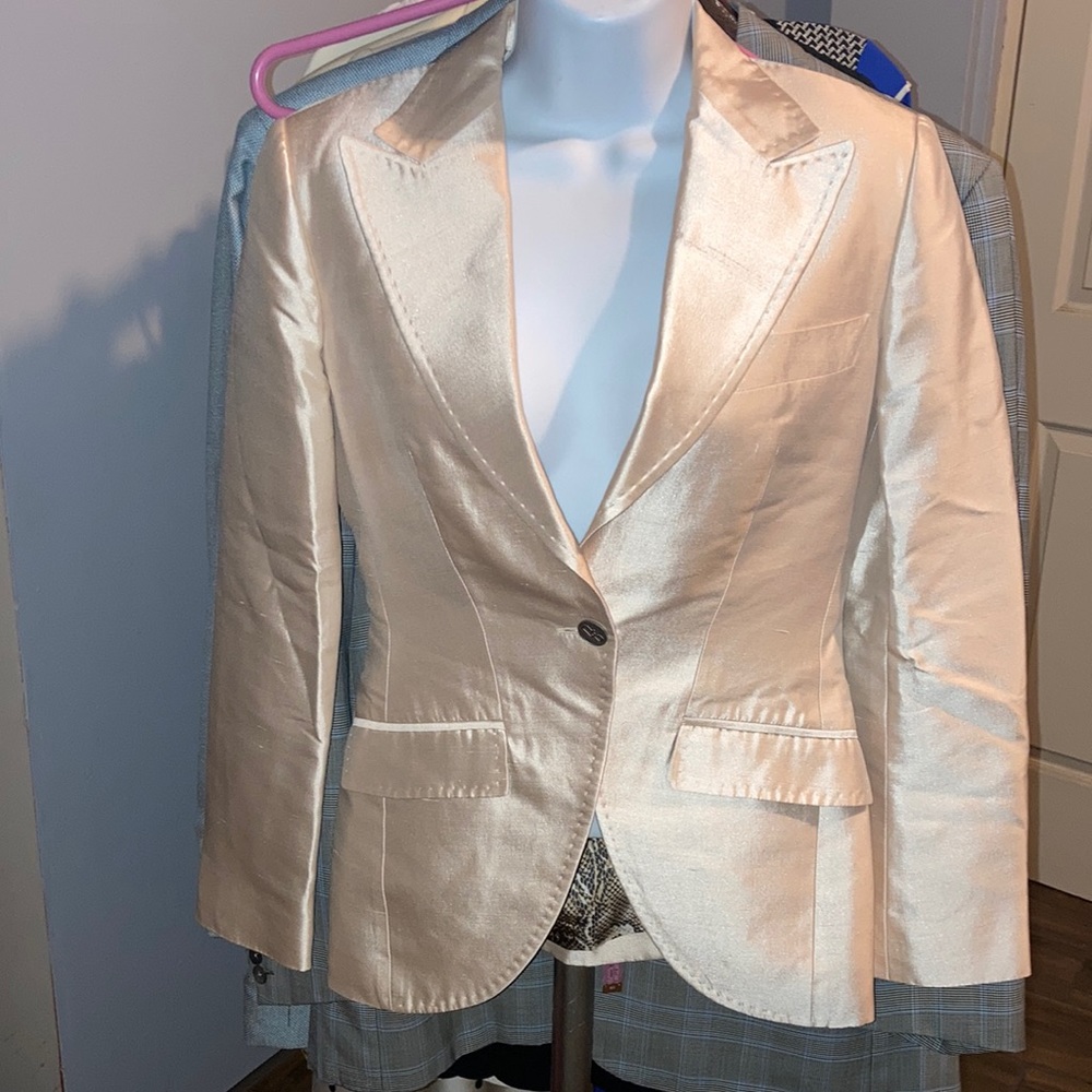 Dolce & Gabbana Shimmery Beige Blazer